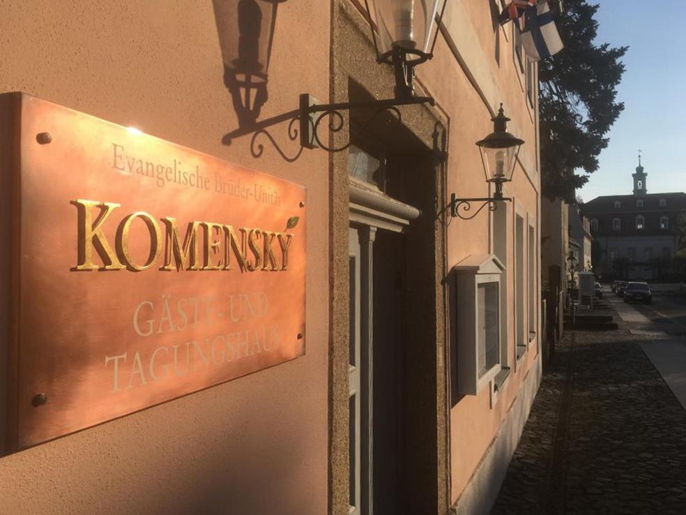 Komensky Gaeste- Und Tagungshaus Herrnhut Exterior foto